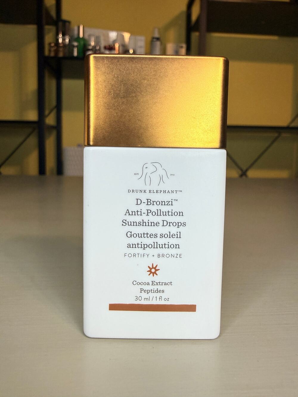 Drunk Elephant D-Bronzi Anti-Pollution Sunshine Drops, 30 ml/1 fl oz, NEW